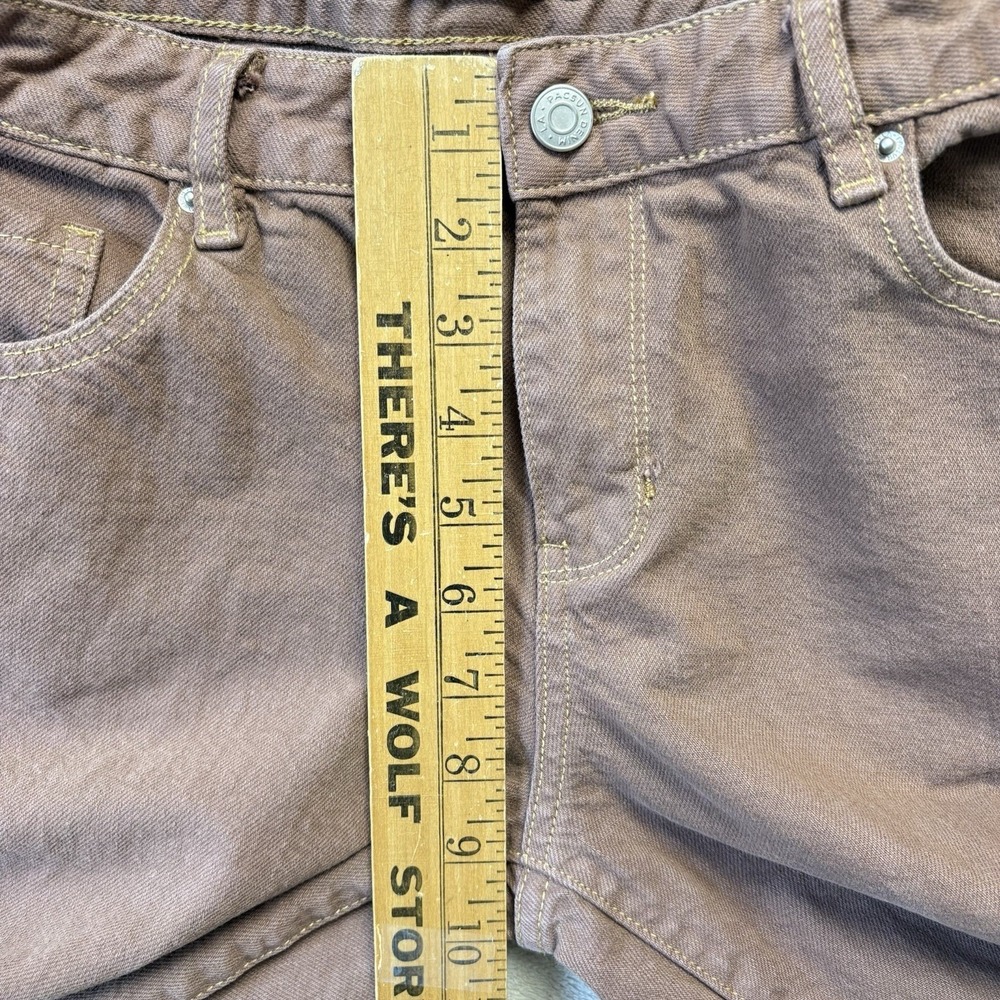 Pacsun Jeans Womens Sz 29 Mocha Brown Eco Low Rise 70's Flare - Picture 5 of 10